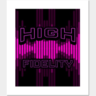 Hi Fi Purple Posters and Art